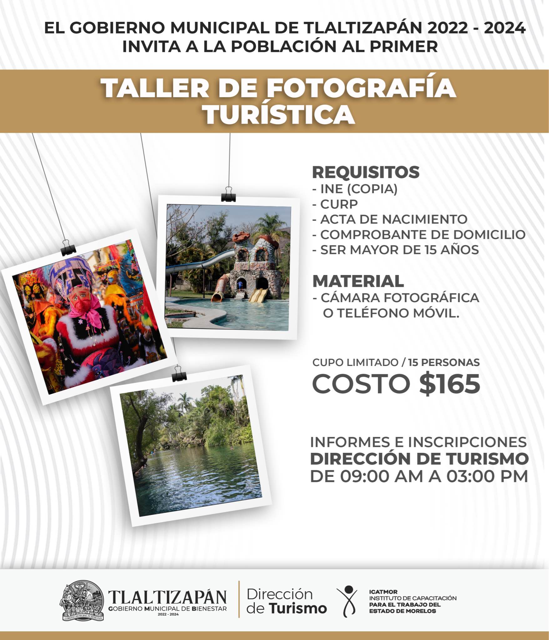 CONVOCATORIA PRIMER TALLER DE FOTOGRAFÍA TURÍSTICA